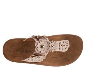 New Flexus by Spring Step Bayview Sandal Women 6.5 Pink Floral Comfort Resort